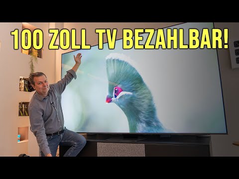 100 Zoll Jumbo TV endlich bezahlbar?! - Samsung 98" Q80C Fernseher im Test