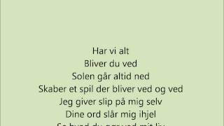 Celina ree - Når du rør ved mig with lyrics.