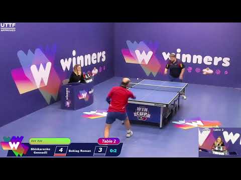 WINners CUP table 2  17.01 Shinkarenko Gennadii - Boklag Roman  12:30