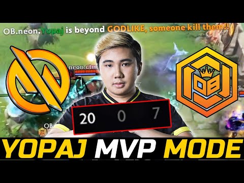 YOPAJ MVP MODE OF GAME 5 - MG TRUST VS OB NEON PNXBET INVITATIONAL GRAND FINAL