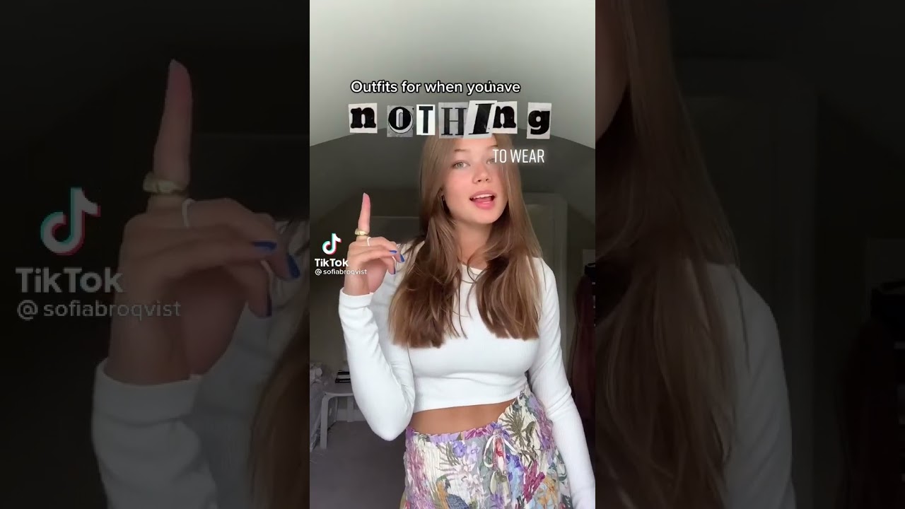 Outfits for when you have NOTHING to wear 🦋| #shorts