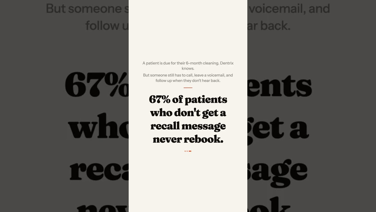 Dental: The Dentrix Recall Automation