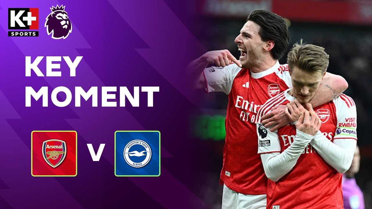 HIỆP 1 ARSENAL - BRIGHTON: ĐỘI TRƯỞNG MỞ ĐIỂM, PHÁO THỦ LẤN LƯỚT | NGOẠI HẠNG ANH 25-26