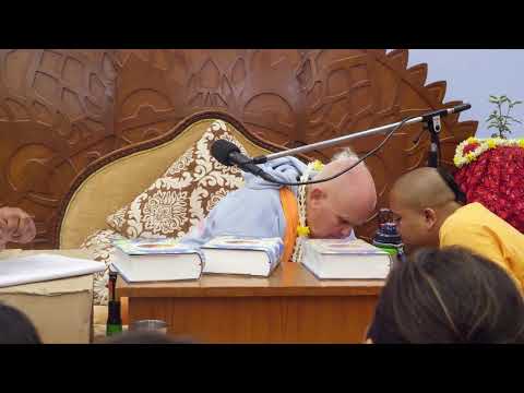 Srimad Bhagavatam class by HH Mahavishnu Swami Maharaj | SB 4.28.7