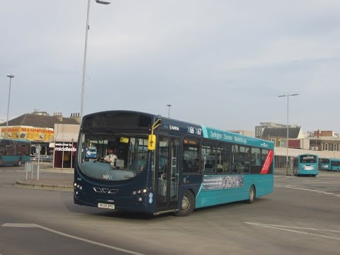 [THRASH] Arriva North East 1405 NK09BPO on X66 to Middlesbrough 20170218 Part 1