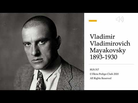 RUS 317 Mayakovsky Lecture
