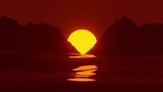 Download lagu Beautiful Sunset Animation by SJ 3D Studios | CGI ANIMATION mp3