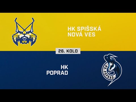 26. kolo: HK Spišská Nová Ves – HK Poprad 3:1 (HIGHLIGHTY)