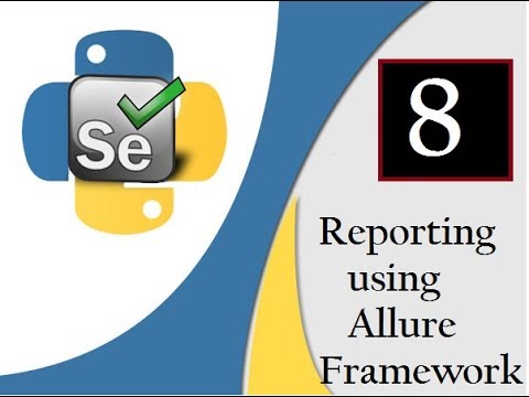 Selenium Python : Reporting using Allure Framework[CL/Wtsapp: +91-8743913121-to Buy Full Course] Video
