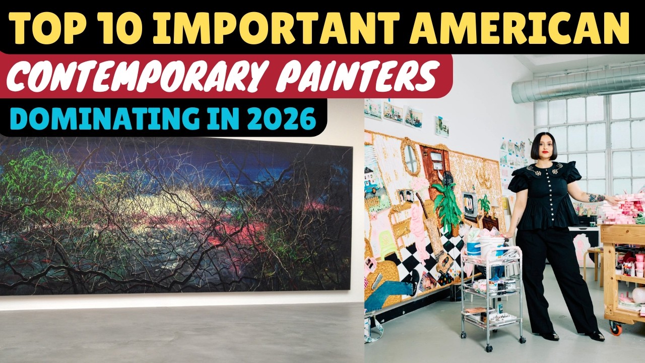 TOP 10 MOST IMPORTANT CONTEMPORARY AMERICAN PAINTERS STILL WORKING TODAY