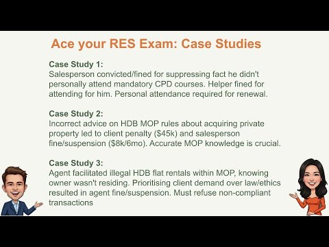ACE your RES Exam - CEA Case Studies (2): Dodging Rules, Dodging Fines (CPD, MOP, Rentals)