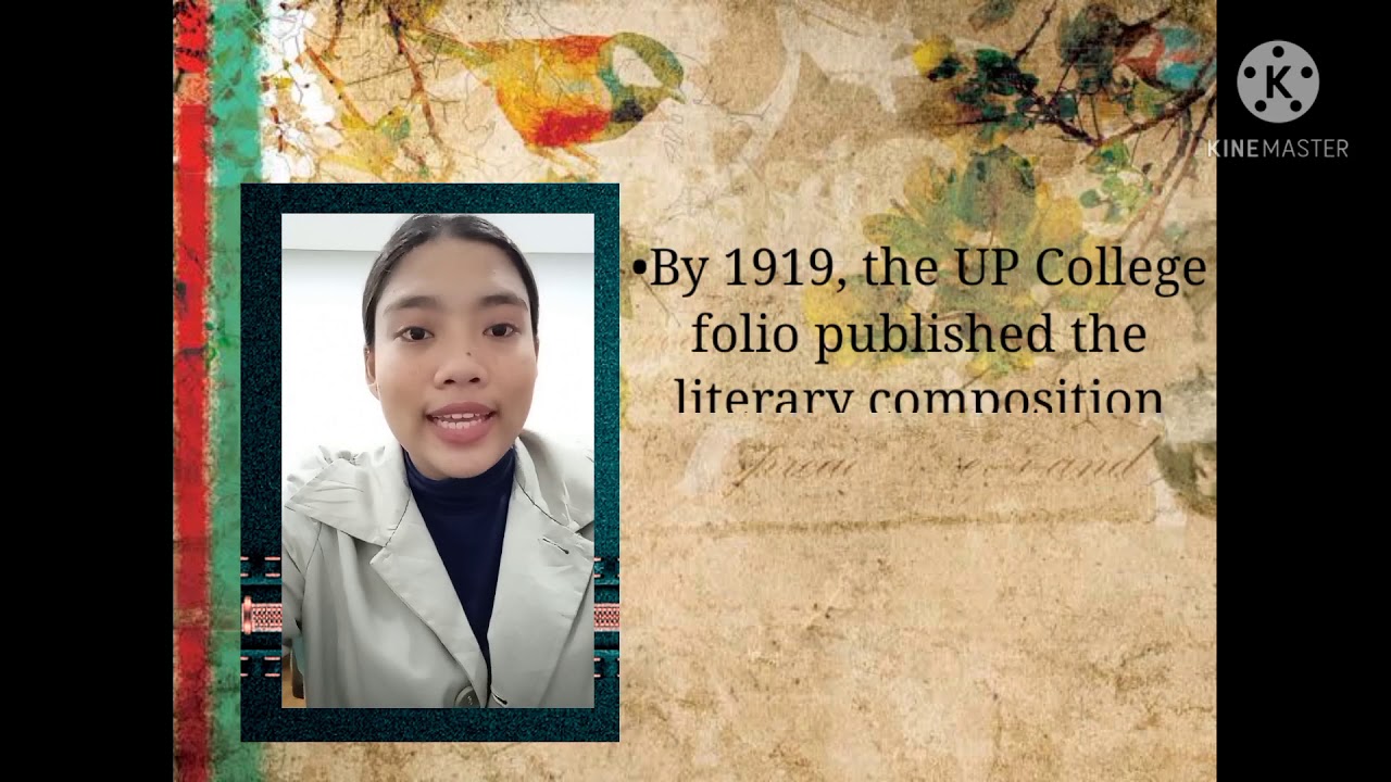 #Survey in the Philippine Literature # Literature under American Period.