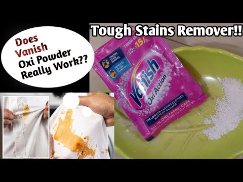 Vanish Oxi Action Stain Remover Powder Review//How To Use Stain Remover Powder?