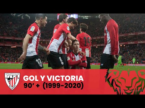 Imagen de portada del video ⚽ Gol y victoria en el 90’+ (LaLiga 1999-2020) | Athletic Club