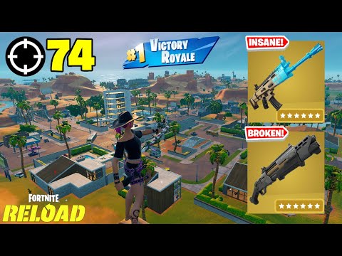 74 Elimination Solo "RELOAD” Gameplay Wins (Fortnite Chapter 7 PS5 Controller)