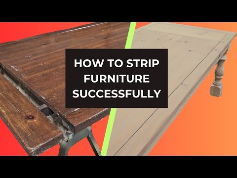 How To Strip Furniture Successfully: Works for Paint and Varnish