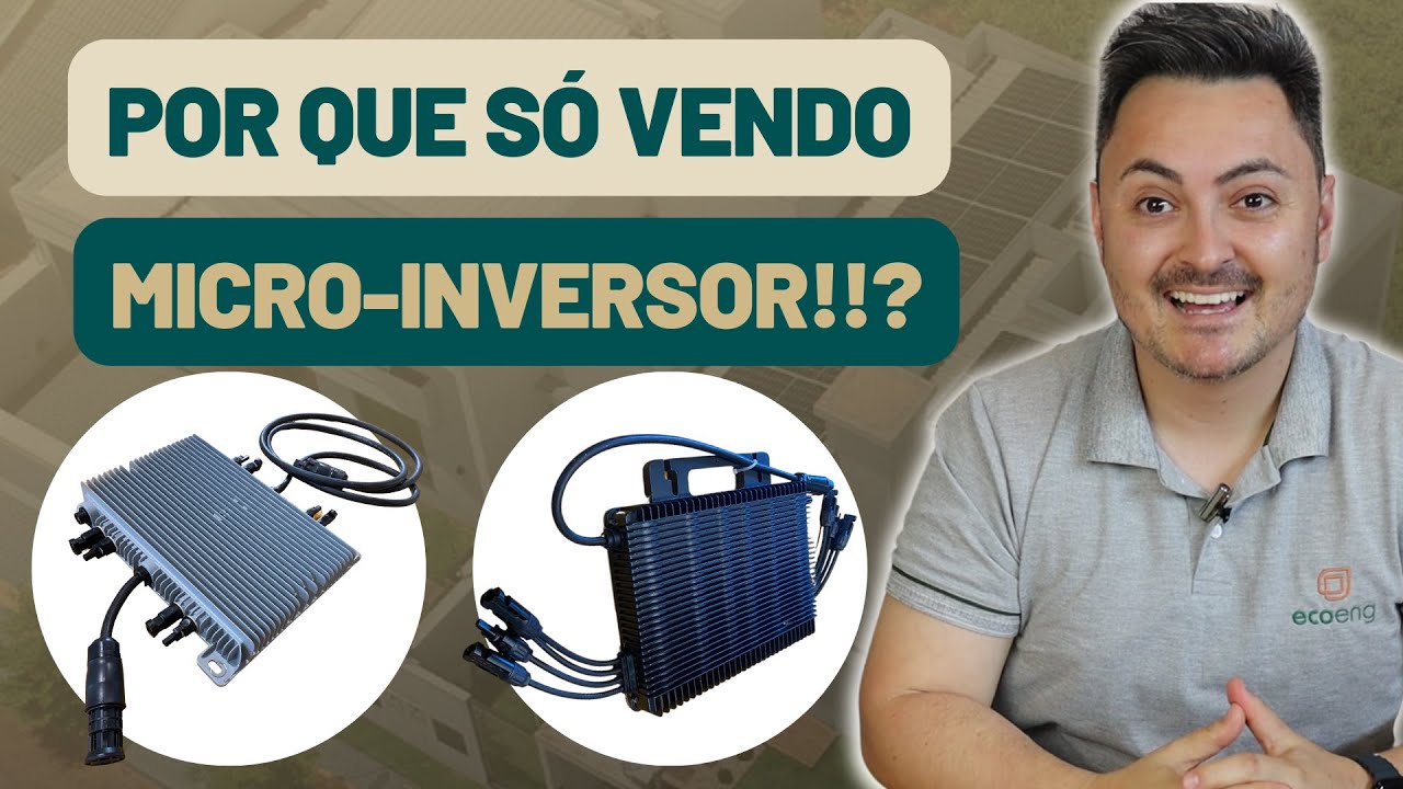 Por que só instalo MICROINVERSOR ? [energia solar]