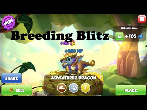 Hatched Adventurer Dragon | Breeding Blitz | Dragon Mania Legends
