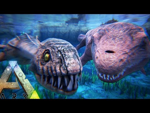 Ark Survival Evolved - BABY PLESIOSAUR & MOSASAURUS, SEA CREATURE BREEDING - (Ark Survival Gameplay)