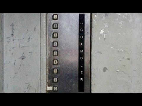 AWESOME!! Schindler R-Series Traction Freight Elevators Cheong Fat Factory Building in Kowloon, HK.