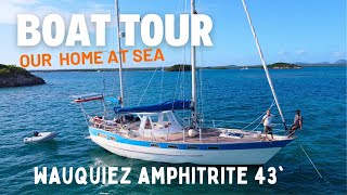 BOAT TOUR EXTERIOR Wauquiez Amphitrite 43'   | EP 143