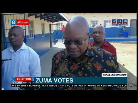 Jacob Zuma votes