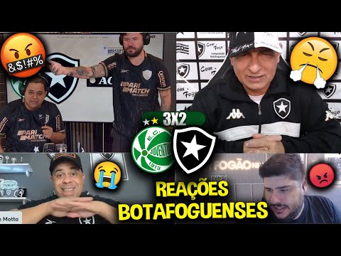 REAÇÕES dos BOTAFOGUENSES FURIOSOS com a DERROTA - JUVENTUDE 3X2 BOTAFOGO [REACT BRASILEIRÃO 2024]