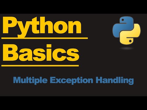 Python 3 Handle Multiple Exceptions Like A Pro