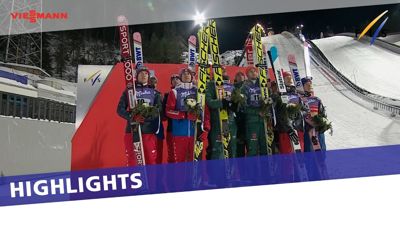 Germany claims victory in Lahti Team Large Hill | Highlights