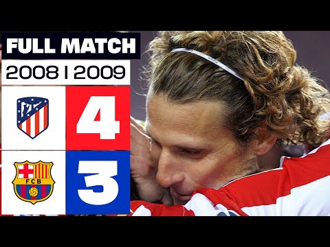 Atlético de Madrid - FC Barcelona (4-3) LALIGA 2008/2009 FULL MATCH