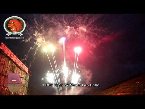 DFC0225 27 shots Cake/1.4G Consumer Cakes/ UN0336 /China Fireworks/HOT ITEM FOR 2021 SALE SEASON