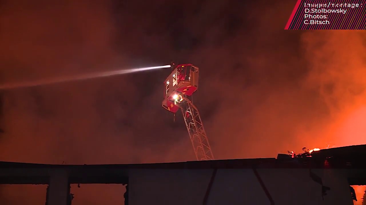Retour en images feu de toiture