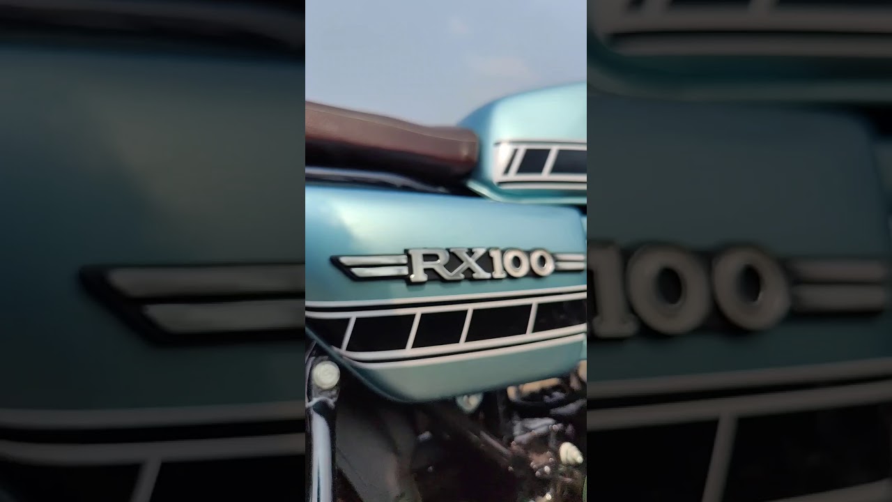 Yamaha Rx100 Modified #bluepearl