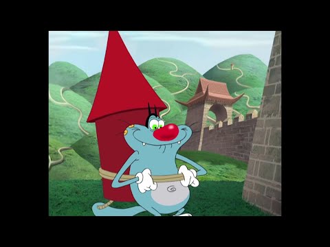 हिंदी Oggy and the Cockroaches 🎸🪕 THE CHINESE WALL 🎸🪕 Hindi Cartoons for Kids