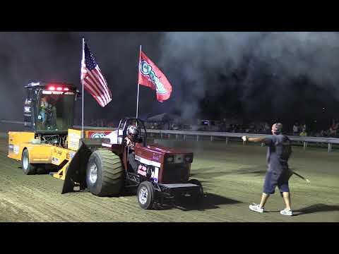 Kevin Moore's winning pass with the Lil Red Hooker in Oquawka, Illinois Saturday night.