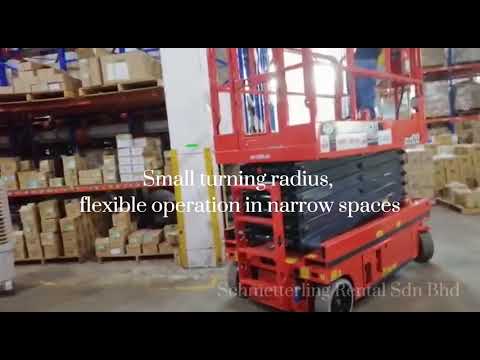 Scissor Lift Rental In Malaysia for Warehouse Stocktaking www.boomliftscissorliftmalaysia.com