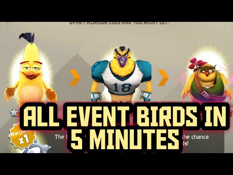 Yellow Excavation: All birds hatched within 5 minutes | Angry birds evolution 2020