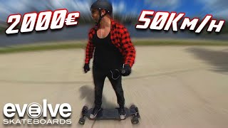 Je teste un skate à 2000 euros qui monte à 50km h evolve carbon gtr 