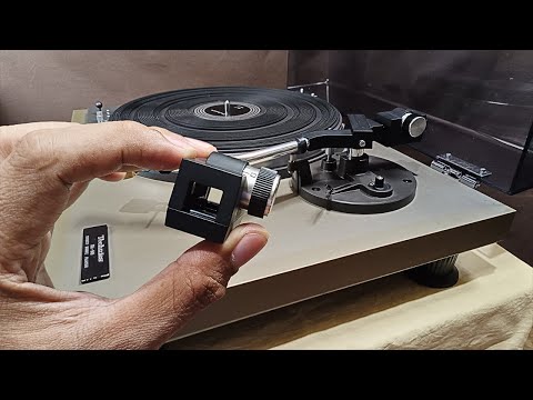 How to Balance the TONEARM & Set the TRACKING FORCE of TECHNICS SL-55