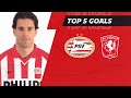 HOW TO SCORE vs FC Twente ft. Van Nistelrooy, Romário & Koeman ? | TOP 5 GOALS #PSVTWE