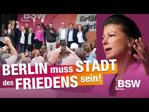 Merz versenkt Milliarden im schwarzen Loch der Ukraine – Schluss damit! Sahra Wagenknecht in Berlin Video-Thumbnail von YouTube