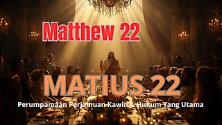 Download lagu Pembacaan Alkitab Matius 22 | Perumpamaan Perjamuan Kawin & Hukum Yang Utama | Matthew 22 mp3