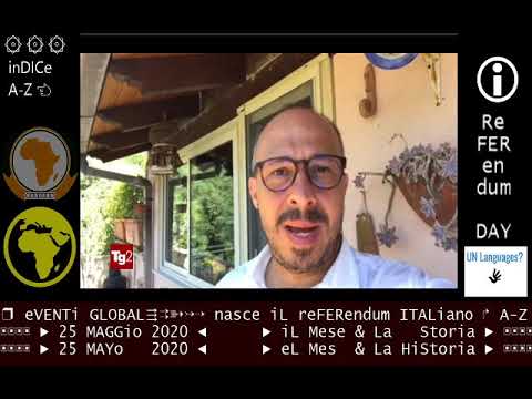 prima notizia TG2 giorno 25 maggio 2020