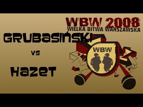 Grubasiński 🆚 Hazet 🎤 WBW 2008 el.4 (freestyle rap battle)