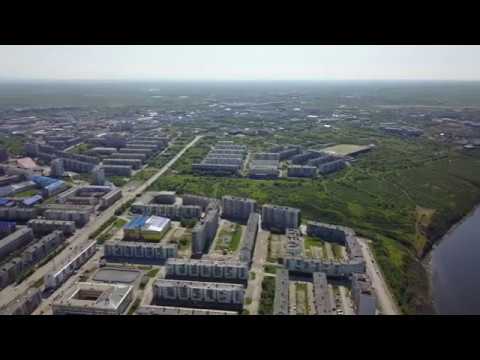 Воркута 2018. Овраг. Мост по ул.  Ленина.