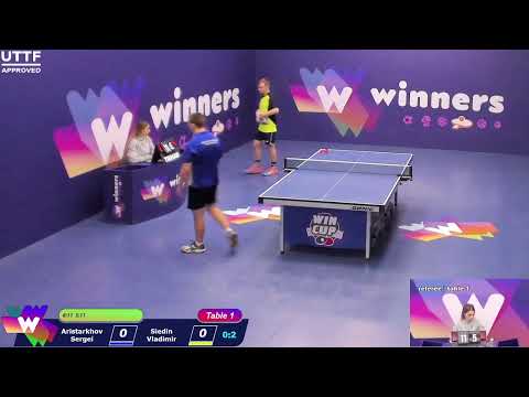 WINners CUP table 1 24.01 Aristarkhov Sergei - Siedin Vladimir  17:30
