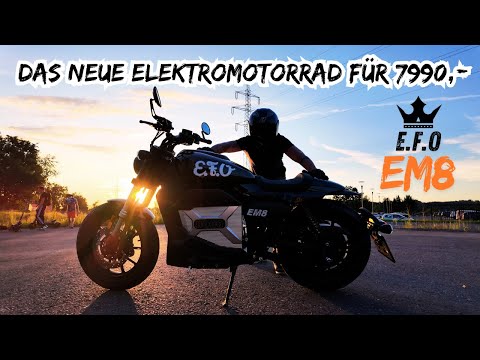 E.F.O EM8 Ein Elektromotorrad für 7990€ mit bis zu 200 km Reichweite ⚡👍🏽