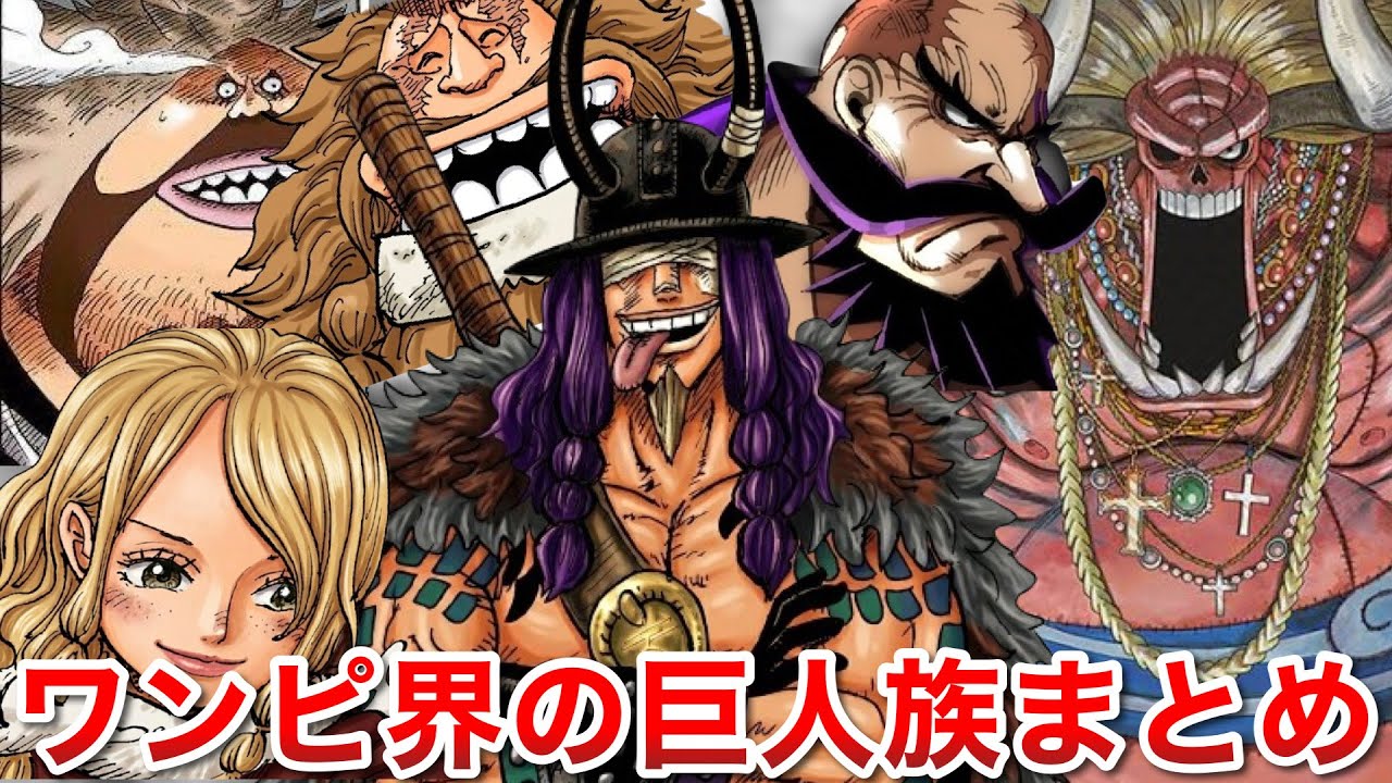 【ONE PIECE】巨人族まとめ 