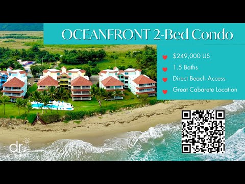 OCEANFRONT 2-Bedroom Condo:  $249,000 US | DR Properties