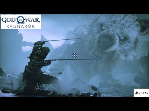 Atreus Injected Fenrir Soul into the Giant Wolf Garm - God Of War Ragnarök